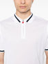 zip-up cotton polo shirt